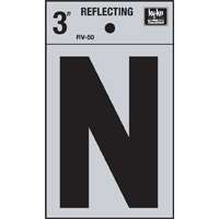 "N" #3503 3" REFLECTIVE LETTER