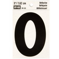 "0" #3503 3" REFLECTIVE NUMBER