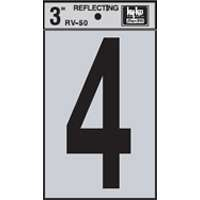 "4" #3503 3" REFLECTIVE NUMBER