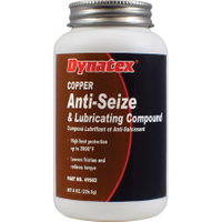 Dynatex 143487 Anti-Seize and Lubricant Compound, 8 oz Brush Top Bottle, Solid (Semisolid)