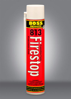 BOSS FIRESTOP FOAM 813 24OZ Red/