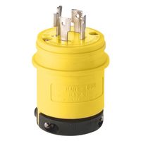 CORD PLUG T/L L14-20 BLK/YLW