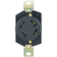 RECEPTACLE T/L L14-30 SGLE BROWN