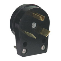 CORD PLUG 30A-50A/125VwG BLK RUB