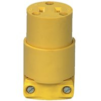 CORD CONNECT 15A/125V 2W YELLOW