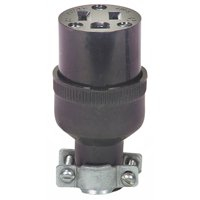 CORD CONNECT 15A/125VwG BLK RUBR