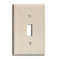 WALL PLATE 1-G SWITCH IVORY