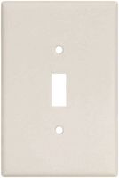 WALL PLATE 1-G JUMBO SWITCH WHT