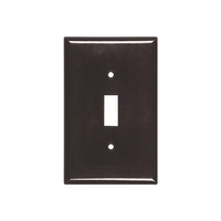WALL PLATE 1-G MIDI SWITCH BRN