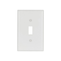 WALL PLATE 1-G MIDI SWITCH WHT