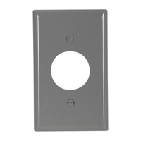WALL PLATE SPEC 1-G SGL RECE GY