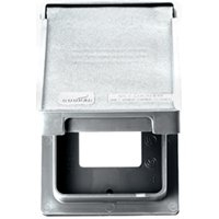 ELECT BOX CVR W/P PL WHT GFCI VE