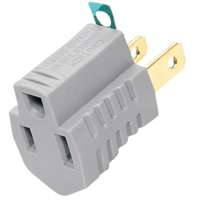 GROUNDING ADAPTER GREY (SINGLE)