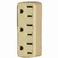 OUTLET TAP GROUNDED TRI-TAP IV