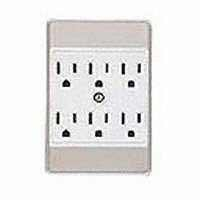 OUTLET TAP 6-OUTLETwG WHITE