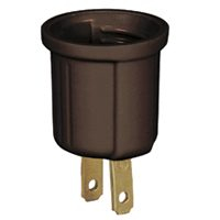 ADAPTER RECEPT > SOCKET BROWN