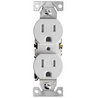 Cooper Wiring Devices TR270W Tamper Resistant Duplex Receptacle, White