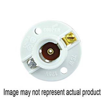 CLEAT RECEPTACLE CANDELABRA BASE