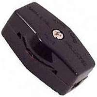 CORD SWITCH 10A/120V "JIFFY" BRN