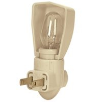 Cooper Wiring Devices BP850V Nightlight With Switch Ivory Finish