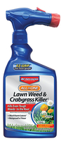 BioAdvanced 704080A Weed and Crabgrass Killer, Liquid, Black/Brown, 32 oz