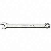 WRIGHT 1108 Combination Wrench, SAE, 1/4 in Head, 4-59/64 in L, 12-Point, Alloy Steel, Satin