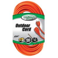 SW ORG EXT CORD 16/3 SJT X 100'
