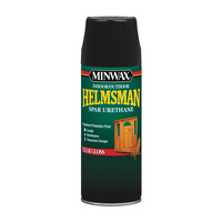 Minwax Helmsman 33250000 Spar Urethane Paint, Clear Gloss, Clear, Liquid, 11.5 oz, Aerosol Can