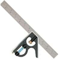 Empire True Blue Series E250 Combination Square, 0.0625 in Graduation, Stainless Steel Blade