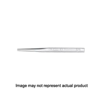 Enderes 0059 B-6 Solid Punch, 3/16 in Tip, 5-1/2 in L, 3/8 in Dia Shank, High Carbon Tool Steel