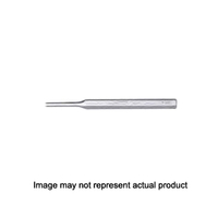 Enderes 0082 C-3 Pin Punch, 1/8 in Tip, 5 in L, 5/16 in Dia Shank, High Carbon Tool Steel