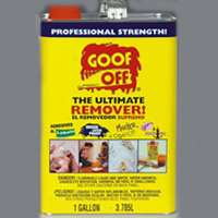Goof Off FG657 Latex Paint Remover, Liquid, White, 1 gal, Can