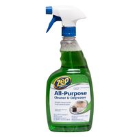 Zep ZUALL32 Cleaner and Degreaser, 1 qt Bottle, Liquid, Clear/Green