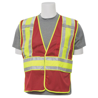 VEST RED W/LIME/SLVR XL to 2X