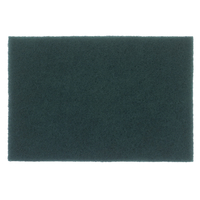 NORTON Bear-Tex 66261059395 Non-Woven Perforated Hand Pad, 9 in L, 6 in W, Green