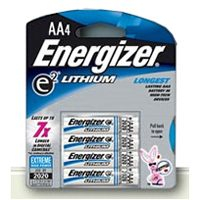 Energizer AA Lithium Batteries 4 count
