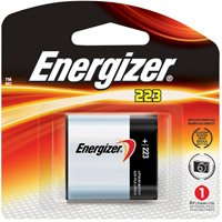 Energizer EL223APBP Professional Litium 223- 6V Battery (Black/Red)