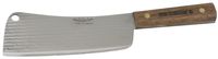 OLD HICKORY 076-7 Cleaver, 7-1/2 in L Blade, Carbon Steel Blade, Hardwood Handle, Brown Handle