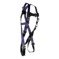 FALLTECH Contractor Series 7015 Non-Belted Full Body Harness, Universal, 130 to 425 lb