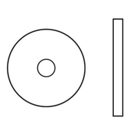 FENDER WASHER SS  3/8