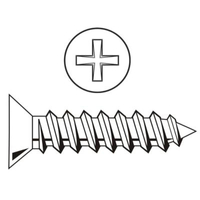 TAPPING SCR SS FL/PH  10 X 1