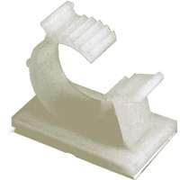 GB GKK-1538 Cable Holder, 3/8 in Max Bundle Dia, Nylon/Plastic, White