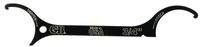 GB LNW-750 Locknut Wrench, 3/4 in Head, 5-3/4 in L, Steel, Epoxy-Coated