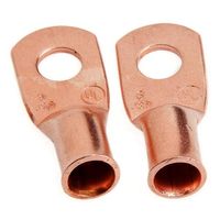 Forney Lug for #6 Cable, 1/4" Stud, Premium Copper