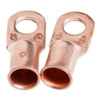 Forney Lug for #1/0 Cable, 3/8" Stud, Premium Copper
