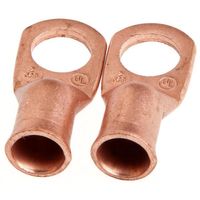 Forney Lug for #2 Cable, 1/2" Stud, Premium Copper