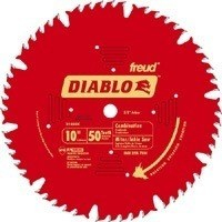 Diablo D1050X Circular Saw Blade, 10 in Dia, 5/8 in Arbor, 50-Teeth, Carbide Cutting Edge