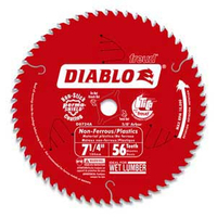 Diablo D1080N Circular Saw Blade, 10 in Dia, 5/8 in Arbor, 80-Teeth, Carbide Cutting Edge