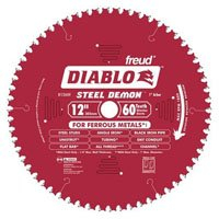 Diablo D1260CF Circular Saw Blade, 12 in Dia, 1 in Arbor, 60-Teeth, Cermet Cutting Edge