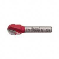 Freud 18-108 1/2-Inch Diameter Round Nose Router Bit with 1/4-Inch Shank